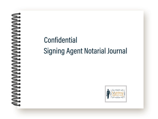 Confidential Signing Agent Guy Notarial Journal - 2024 Edition